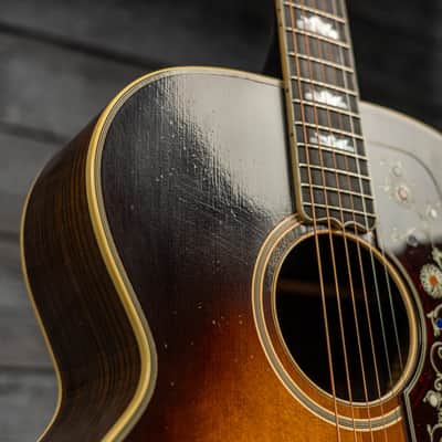 Gibson Custom Murphy Lab Pre-War SJ-200 Rosewood Light Aged - Faded Vintage Sunburst image 10