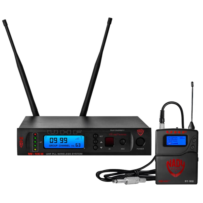 Nady W-1KU GT True Diversity 1000-Channel UHF Wireless Instrument System image 1