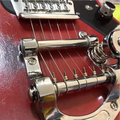 Tremolo Vibrato Tailpiece – Flat Mount for SG, LP, Tele Guitars, Chrome Finish image 3