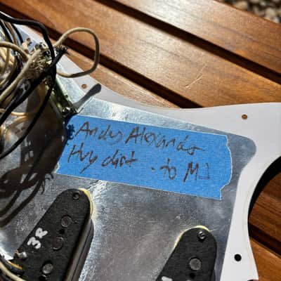 MJT Relic Strat Pickguard w Mojotone Premium Historic Wiring Harmess & Fender Vintage Style Pickups image 5