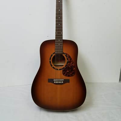 norman protege b18 cedar tobacco burst Protg Acoustic Guitar with high string action #guitarpickup Norman Protege B18 Cedar Folk