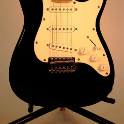 Laid Back medium scale Stratocaster Black image 10