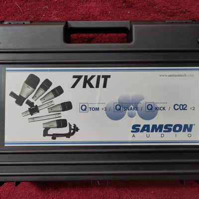 Samson 7Kit 7 Piece Drum Mic Set 2010s - Silver/Black image 1