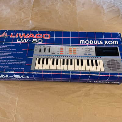 Liwaco LW-80 1980s - Grey 32key Keyboard Synthesizer Japan Casio PT-82 clone EC in box image 18