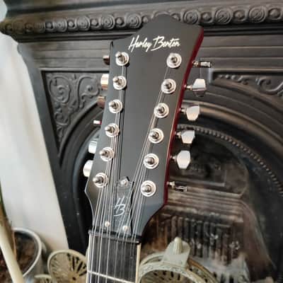 Harley Benton RB-6 12 String - Cherry Sunburst image 4