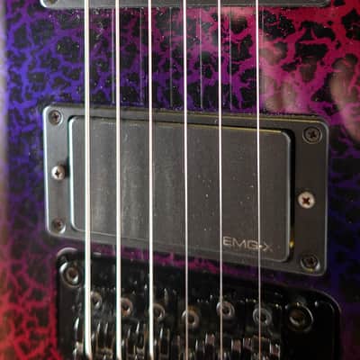 Jackson Custom Shop SL2H  2007 - Dan Lawrence Crackle - NAMM Guitar image 3
