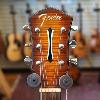 Fender FA-345CE Auditorium Acoustic-Electric Guitar 2017 3-Color Tea Burst w/Hard Case image 7
