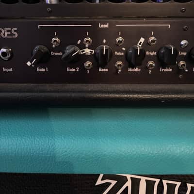 KSR Rhodes Ares 50 watt 6L6 or EL34 guitar amplifier NAMM demo Amp 2010-2020 Black image 4