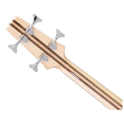 Aria Pro II SB-700 4-String Bass Guitar - Oak image 5