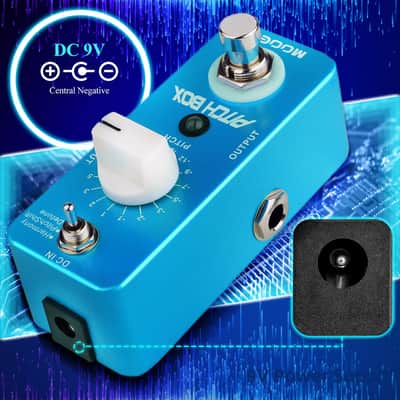 Mooer Drop Pitch Harmonizer Guitar Effect Box - MPS1 Octave Pitch Box Guitar Harmonizer Pedal with True Bypass image 6