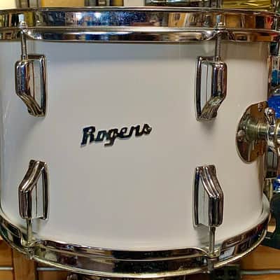 Roger’s 9"x13" Rack Tom - New England White - VG Condition - Fullerton Era image 2