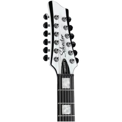 Schecter Stargazer 12-String Electric Guitar, Gloss White image 7