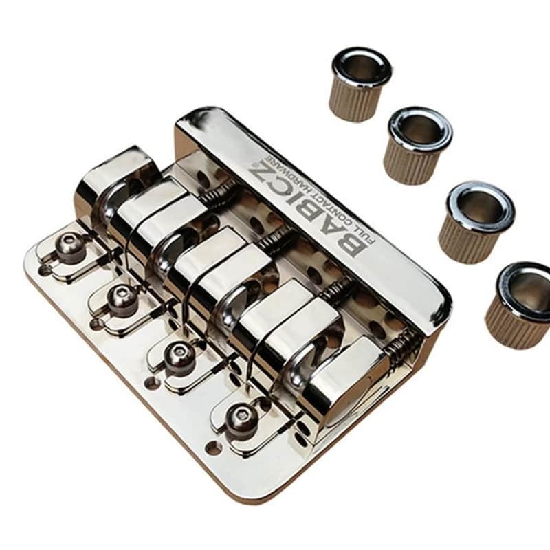Babicz Full Contact Hardware Bass Bridge – String Through Chrome