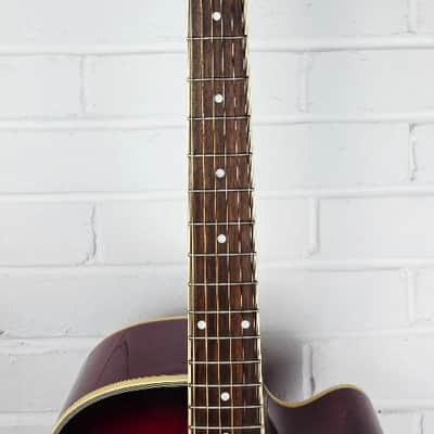 ARIA ELECORD FET-ELITE RS RED SUNBURST ELECTRO ACOUSTIC GUITAR image 6