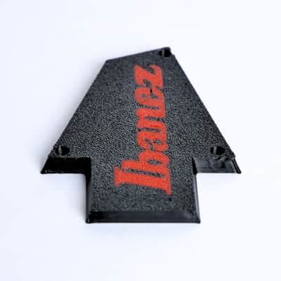 Custom Ibanez Truss Rod Cover for RG & JEM – Classic Logo (Red & Black) image 10