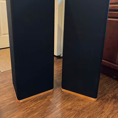 Vandersteen Model 1 Floor Standing Speakers Model 1 1980s - Brown Wood Black Fabric image 5