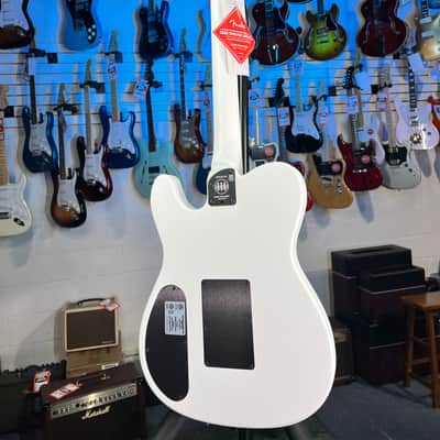 Fender Limited-edition Jack White Triplesonic Acoustasonic Telecaster - Blacktop Arctic White GET PLEK'D! 145 image 16