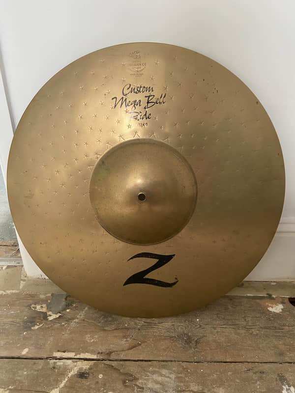 Zildjian 21" Z Custom Mega Bell Ride Cymbal, mid-late 90's image 1