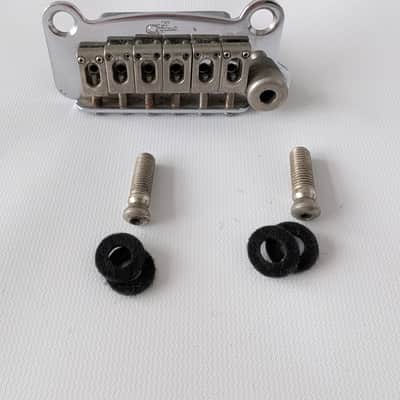 1980s G&L Dual Fulcrum Bridge - Chrome image 1