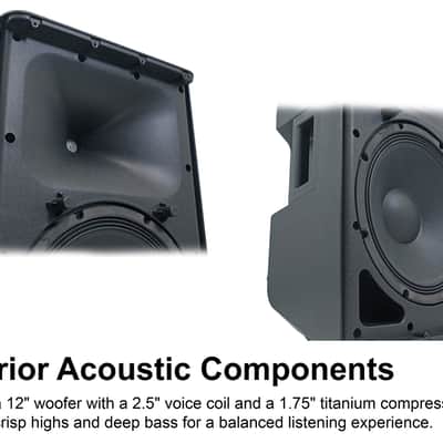 Rockville DX12 12" Class D 2000w PRO Powered Active DJ PA Speaker 500w RMS! Loud image 3