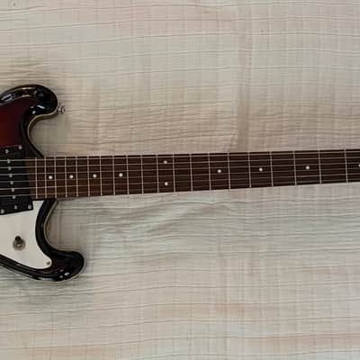 Danelectro 66BT Baritone Semi-Hollow Electric Guitar - 3-Tone Sunburst image 1