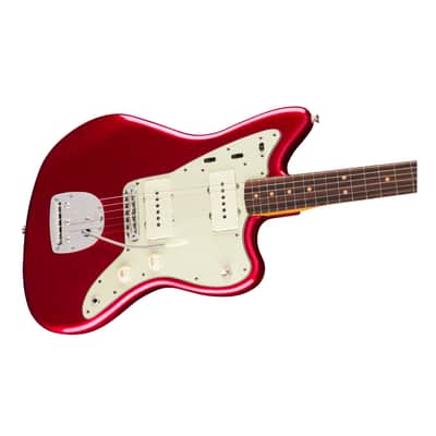Fender Vintera III Mid '60s Jazzmaster SS Rosewood Fingerboard with Deluxe Gig Bag (Candy Apple Red) image 4