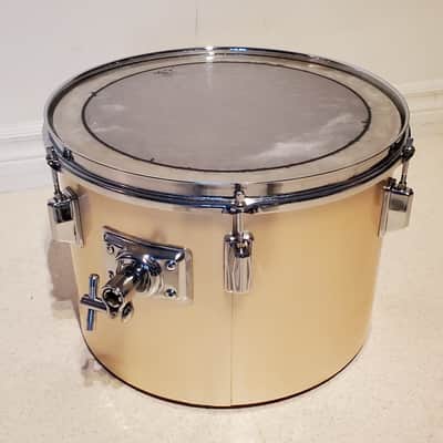 3PC VTG 1970's PEARL Drum Kit 22",16",13" Gold Satin "Phenolic" Drum Kit - Gorgeous Clean A+ image 9