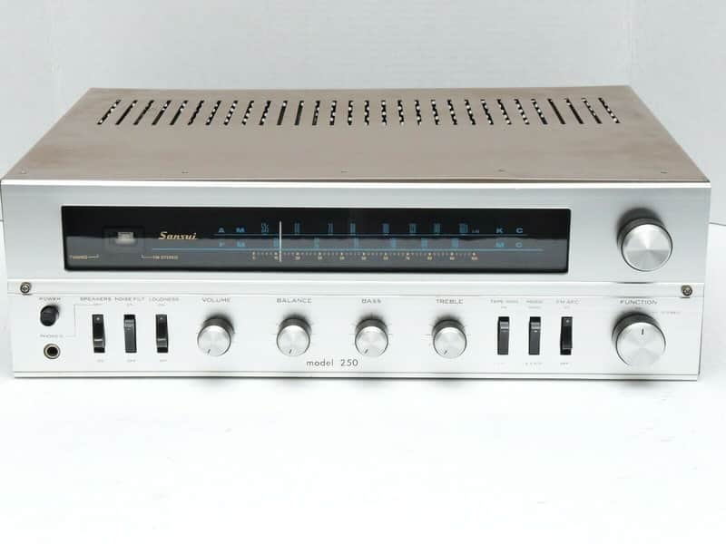 *Serviced* Sansui Model 250 Tube Stereo Receiver Vintage HiFi -- New Capacitors, LED Bulbs image 1
