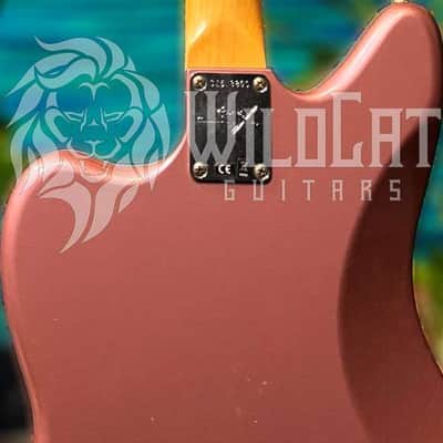 Fender Custom Shop 1964 Jaguar Faded Burgundy Mist CZ578800 image 6