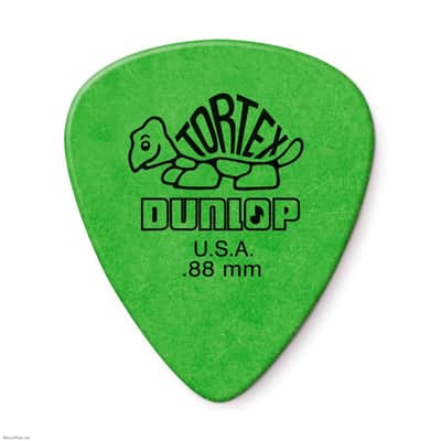 DUNLOP 418P.88 Tortex Standard (12) Pick Pack image 1