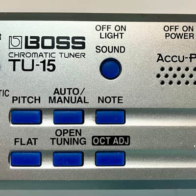 Boss TU-15 Chromatic Tuner 2002 - 2008 - Silver image 4