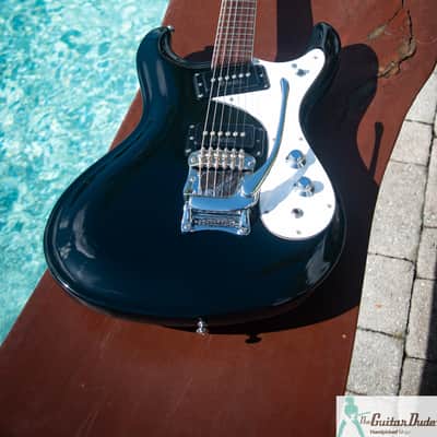 1990's Mosrite 1965 "The Ventures" Reissue "Excellent"- Made in Japan (KUROKUMO) - w Hard Case image 6