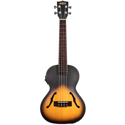 Kala Brand Archtop Sunburst Tenor Electro Ukulele KA-JTE/2TS image 4