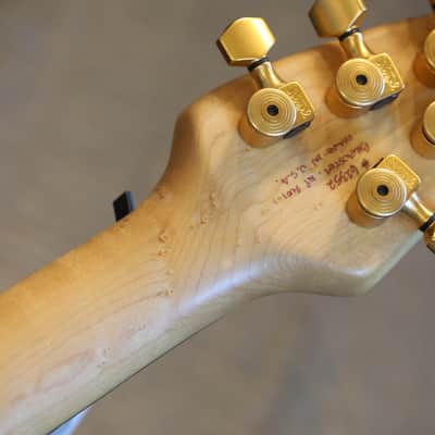 2001 Brian Moore C90-P Custom HSH Electric Guitar Piezo Quilt Natural + OHSC image 19