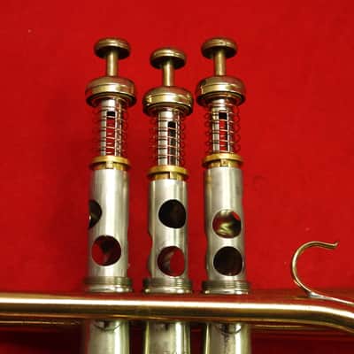 Olds Los Angeles Super Bb cornet 1939 Brass & Nickel Silver image 8