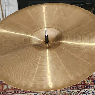 VINTAGE! Paiste 2002 Series Medium Hi-Hats 14" B20 Bronze 1973-79 Switzerland image 8