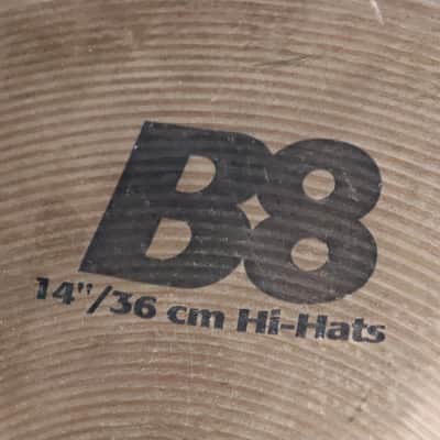 Sabian 14" B8 Hi-Hat Cymbals #3 image 7