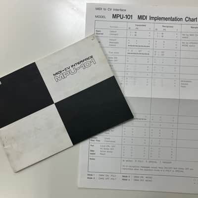 Roland MPU-101 MIDI-CV Interface with four channels + original manual image 4