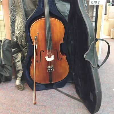 Celestini 4/4 Size 'Cello-Solid Wood High Flame-Shop Setup-Hard Case and Bow-NEW! image 10