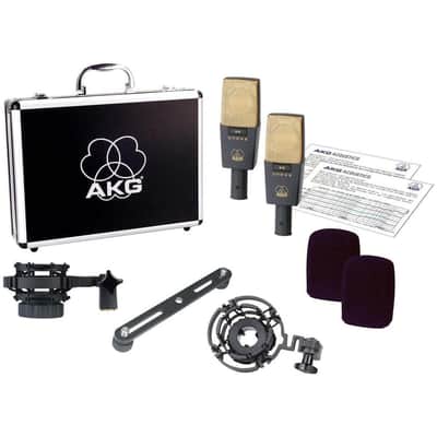 AKG C414 XLII/ST Stereo Pair - Large-Diaphragm Condenser Microphone image 1