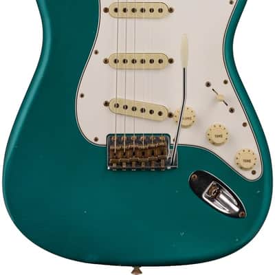 Fender Custom Shop Limited Edition 68 Strat Journeyman Relic Aged Ocean Turquoise w/case CZ561077 image 16