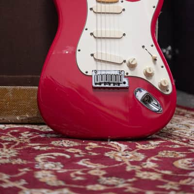 Fender USA Stratocaster Plus 1988 - in Raspberry Razzberry - Like John Mayer's image 6