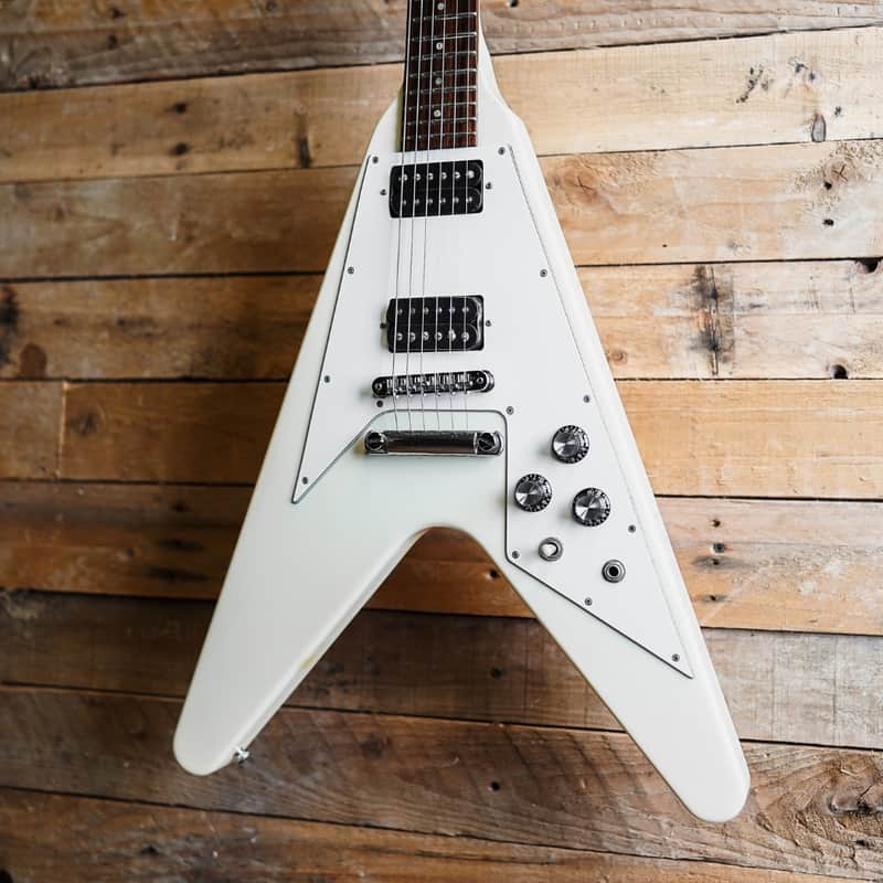 1991 Gibson '67 Flying V In Alpine White image 1