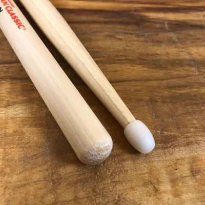 Vic Firth 8D American Classic Nylon Tip Sticks - Hickory (pair) image 3