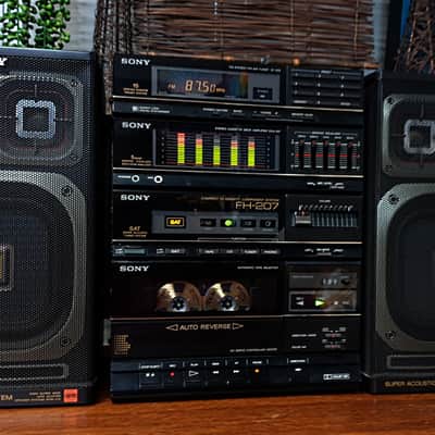 RARE Vintage Sony FH-207 Stereo System - Made in Japan - 1980s - Working image 4