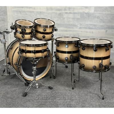 DW Collectors VLT 333 Maple 6pc Drum Set Sycamore Ziricote image 4