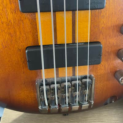 Ibanez SRF705BBF Portamento Fretless 5-String Bass | Bartolini + Piezo | Excellent image 9