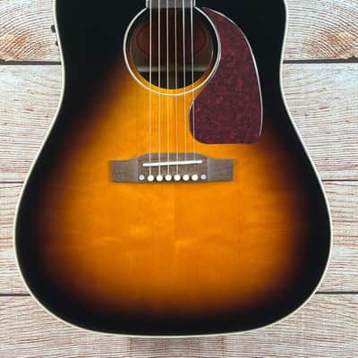 Epiphone Inspired by Gibson J-45 EC Acoustic-Electric Guitar - Aged Vintage Sunburst - copy image 1