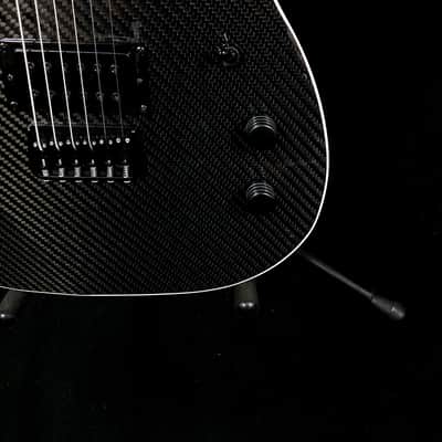 Harcom Guitars Vega Baritone, Carbon Fiber Top Custom Shop Super Strat, Extended Range image 8