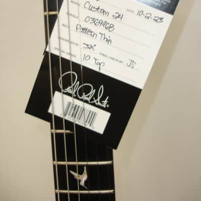PRS Paul Reed Smith Custom 24 10-Top Guitar, Rosewood Fretboard, Eriza Verde image 9